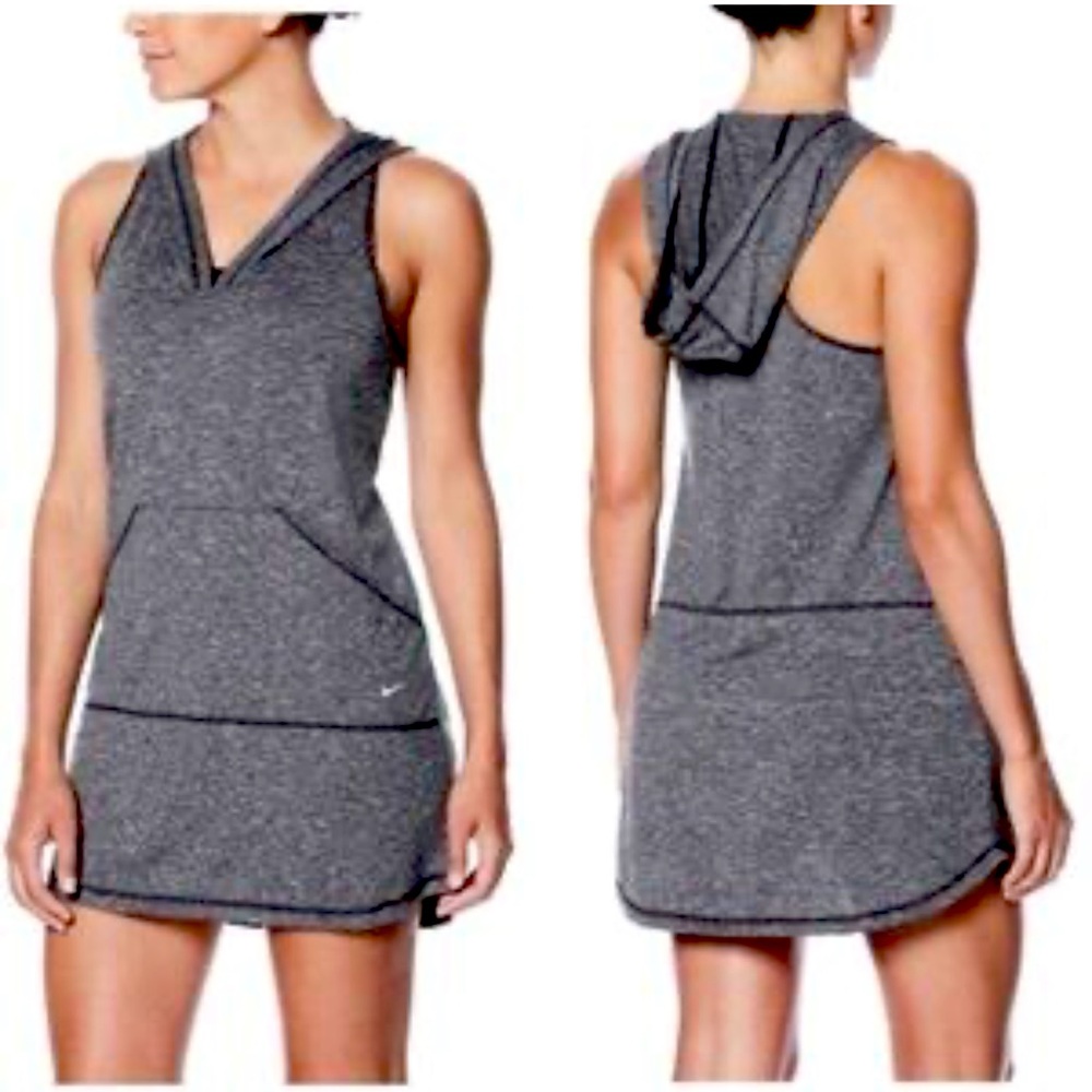 NIKE swim hooded cover up dress